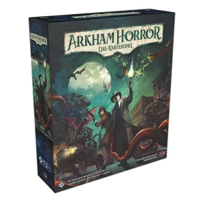 Abbildung von Fantasy Flight Games, Arkham Horror: LCG, Grundspiel, Expertenspiel, Kartenspiel, 1 4 Spieler, Ab 14+ Jahren, 45+ Minuten, Deutsch, Mehrfarbig, Bunt