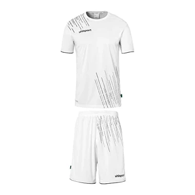 Abbildung von uhlsport Herren Score 26 Fußball Trikot Set Bestehend Aus Trainings Shirt Und Hose, Weiß/Schwarz, XL EU