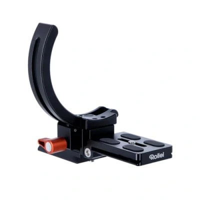 Abbildung von Rollei Frame Flipper XL Wechsel zwischen Hoch und Querformat, für Objektive bis 64/84 mm, höhenverstellbare Basis, voller Zugang zu Anschlüssen, Arca Swiss kompatibel