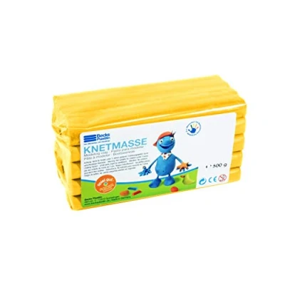 Abbildung von Becks Plastilin B100479 Knete, gelb,500 g