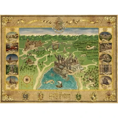 Abbildung von Ravensburger Puzzle 12000720 Hogwarts Karte 1500 Teile für Erwachsene und Kinder ab 14 Jahren, Harry Potter Puzzle, Geschenke