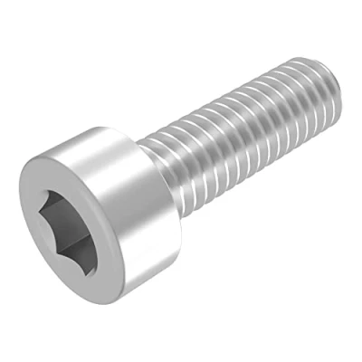 Abbildung von SECCARO Zylinderschraube M8 x 25 mm, Edelstahl V2A VA A2, DIN 912 / ISO 4762, Innensechskant, Vollgewinde, 20 Stück