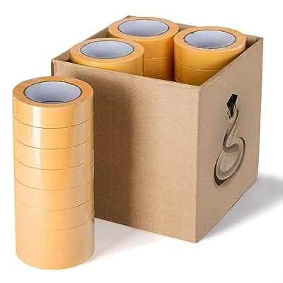 Abbildung von 10 x Mamba Goldband Klebeband 30mm 50m Maler Abklebeband Kreppband Malerband UV beständig Lackiererband Malerkrepp