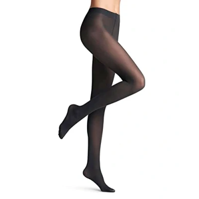 Abbildung von FALKE Damen Strumpfhose Matt Deluxe 30 DEN W TI transparent einfarbig 1 Stück, Grau (Graphite 3146), M