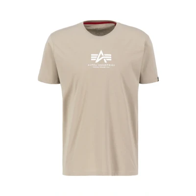 Abbildung von ALPHA INDUSTRIES Herren Basic T Ml Shirt, Beige (Vintage Sand), L