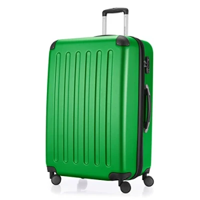 Abbildung von HAUPTSTADTKOFFER SPREE Großer Hartschalen Koffer Trolley Rollkoffer Reisekoffer, 4 Doppel Rollen, 75 cm, 119 L, Grün