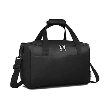 Abbildung von KONO Ryanair Handgepäck 40x20x25 Tasche für Flugzeug Reisetasche Gepäck Weekender Große Maximal Herren und Damen mit Schultergurt (Schwarz)