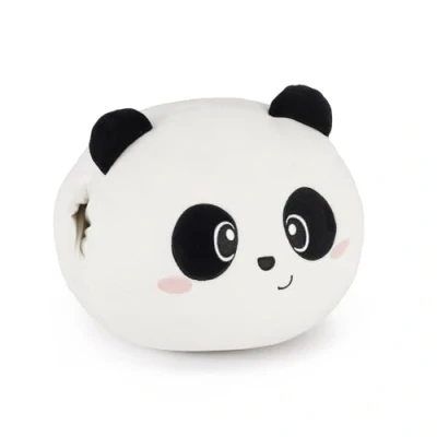 Abbildung von Legami Super Soft Handwärmer, Panda Plüschtier weich flauschig, Plüschkissen für Kinder Erwachsene, Geschenkidee geeignet kalte Hände, Größe 34 x 26 19 cm