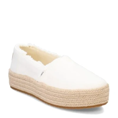 Abbildung von TOMS Valencia Espadrille, Damen, Größe: 38.5, White Schuhe