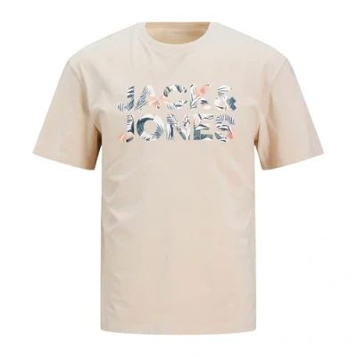 Abbildung von Jack &amp; Jones Junior Jjebryan LOGO TEE O NECK JNR Tshirt print für Kinder, Größe: 140, Moonbeam
