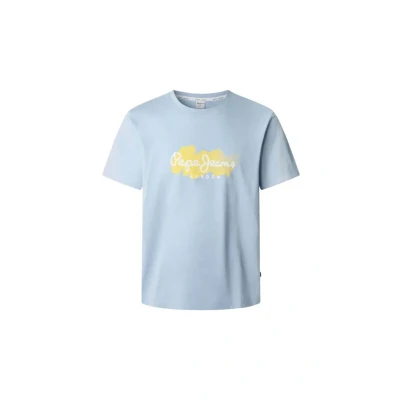 Abbildung von Pepe Jeans Print Milton TEE Tshirt print, Herren, Größe: XL, Soho blue