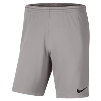 Abbildung von Nike BV6865 Y NK Dry Park III Short NB K Shorts Unisex Child Pewter Grey/Black S