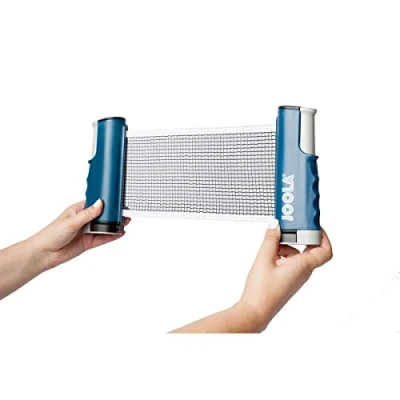 Abbildung von JOOLA ausziehbares tragbares Tischtennisnetz Connect, Set (verstellbare Länge) Spielen Sie Tischtennis überall, blau, M