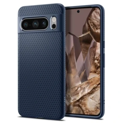 Abbildung von Spigen Liquid Air Hülle Kompatibel mit Google Pixel 8 Pro Navy Blue