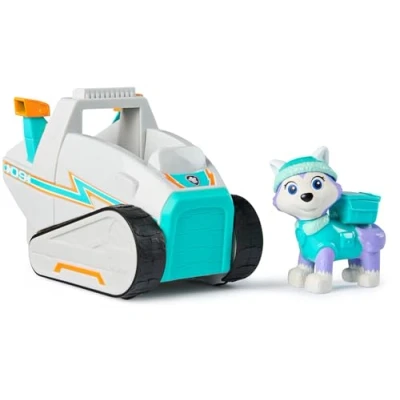 Abbildung von PAW PATROL, Schneeraupe Fahrzeug mit Everest Figur (Basic Vehicle/Basis Fahrzeug), Spielzeugauto, ab 3 Jahren