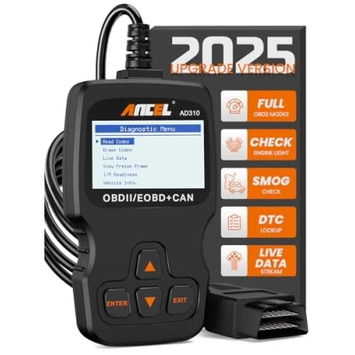 Abbildung von (Upgraded Version) ANCEL AD310 OBD2 Diagnosegerät Auto, Motor Car Code Reader Diagnostic Tool, Auslesegerät Auto Vollständige OBD Universaldiagnose, Kfz für Alle Fahrzeuge