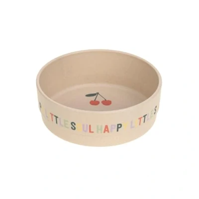 Abbildung von LÄSSIG Kinder Schüssel Schälchen Kindergeschirr BPA frei Spülmaschinen und mikrowellenfest/Bowl Happy Fruits Cherry