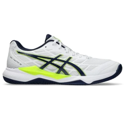 Abbildung von Asics Geltactic 12 Volleyballschuh, Herren, Größe: 50.5, White/blue expanse Textil/synthetik