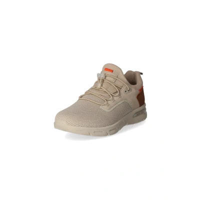 Abbildung von bugatti Herren Low Top Sneaker, Männer Halbschuhe, Wechselfußbett,schnürschuhe,schnürer,straßenschuhe,Strassenschuhe,beige (5200),42 EU / 7.5 UK