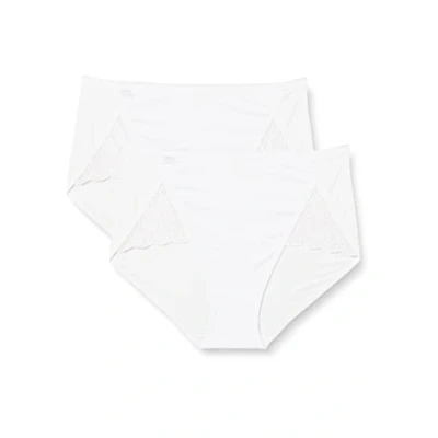 Abbildung von Sloggi Purse Sense LUX MAXI 2 PACK Slip, Damen, Größe: 48, White