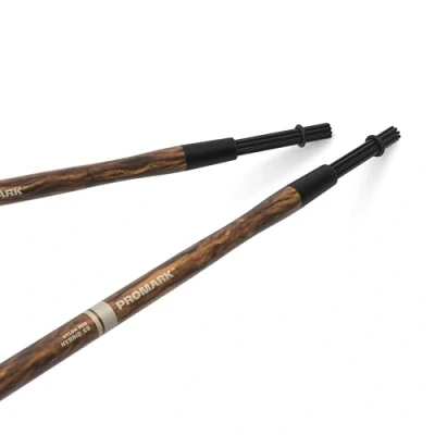 Abbildung von ProMark Hybrid Nylon Rods Drumsticks Wärmerer, ausgewogener Ton mit Gefühl und Reaktion eines 2B, 0,675 Zoll Durchmesser 16 Länge 1 Paar