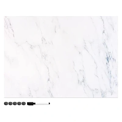 Abbildung von Navaris Magnettafel Magnetpinnwand Memoboard zum Beschriften 70 x 50cm Notiztafel div. Designs Tafel abwaschbar mit Magneten Stift