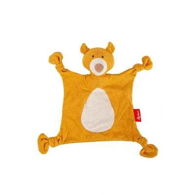 Abbildung von sigikid 39823 Schnuffeltuch Bär, Yellow für Mädchen und Jungen von 0 bis 36 Monaten