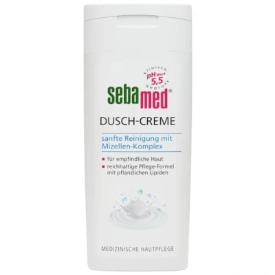 Abbildung von SEBAMED Dusch Creme mit Mizellen Komplex 200 ml, Duschcreme für Damen und Herren, hilft Feuchtigkeit in der Haut zu speichern, sie vor Austrocknung schützen geschmeidig erhalten