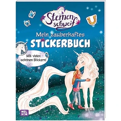 Abbildung von Sternenschweif: Mein zauberhaftes Stickerbuch: Mit Rätselseiten und vielen Stickern für Einhorn Fans ab 4 Jahren (Sternenschweif Beschäftigung)