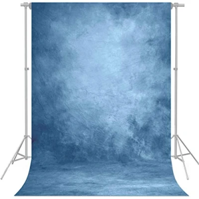Abbildung von econious Fotohintergrund, 1,5 x 2,2 m Abstraktes Hellblau Foto Hintergrund, Professioneller Fotografie Hintergrund für Studio Requisiten, Mit Stangentasche (nur Hintergrund)