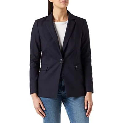 Abbildung von comma Blazer, Damen, Größe: 34, Navy