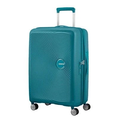 Abbildung von American Tourister Soundbox Spinner M Erweiterbar Koffer, 67 cm, 81 L, Grün (Jade Green)
