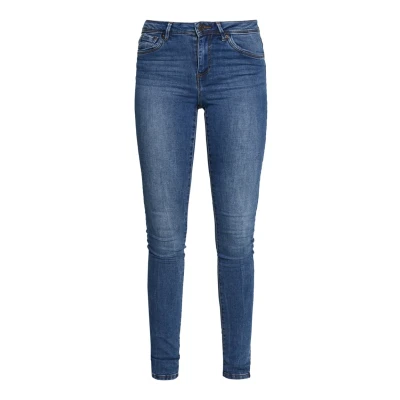 Abbildung von Vero Moda Tall Vmtanya Piping Jeans Skinny Fit, Damen, Größe: XXLx36, Medium blue denim