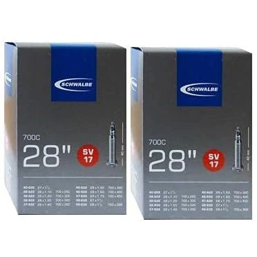 Abbildung von 2x Schwalbe SV17 SV 17 Schlauch 28 x 1,2 1,75 28/47 622 OVP
