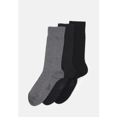 Abbildung von Falke Happy Giftbox 3Pack Socken, Herren, Größe: 43 46, Black/grey