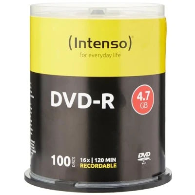 Abbildung von Intenso DVD R 16x Speed 4,7GB (100er Spindel Rohlinge)