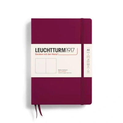Abbildung von LEUCHTTURM1917 359697 Notizbuch Medium (A5) Hardcover, 251 nummerierte Seiten, blanko, Port Red