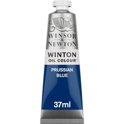 Abbildung von Winsor &amp; Newton 1414538 Winton, feine hochwertige Ölfarbe 37ml Tube mit gleichmäßiger Konsistenz, Lichtbeständig, hohe Deckkraft, Reich an Farbpigmenten Preußischblau
