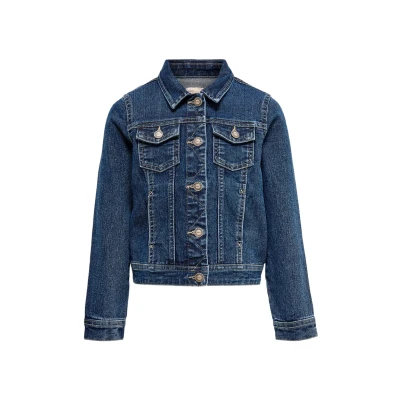 Abbildung von Kids ONLY Jeansjacke für Kinder, Größe: 116, Medium blue denim