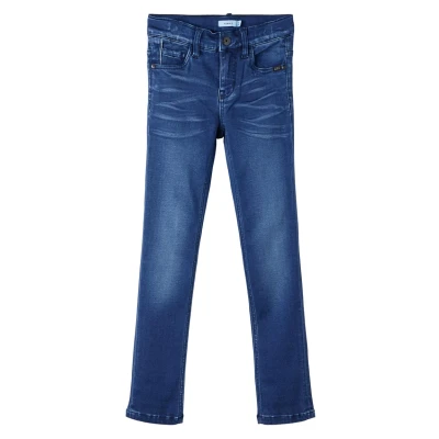 Abbildung von NAME IT Jungen Nkmtheo Xslim Jeans 1507 Cl Noos Hose, Dark Blue Denim, 128