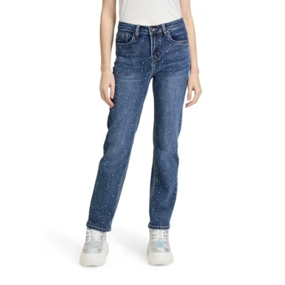 Abbildung von Cartoon Jeans Straight Leg, Damen, Größe: 34, Dark blue denim
