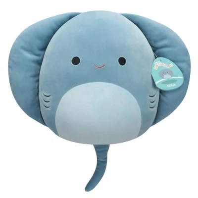 Abbildung von Squishmallows SQCR06619 Akilah der Stachelrochen 30 cm, offizielles Jazwares Plüsch, superweiches Kuscheltier