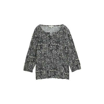 Abbildung von TOM Tailor Crinkle MIT Muster Bluse, Damen, Größe: 3XL, Navy abstract dot design