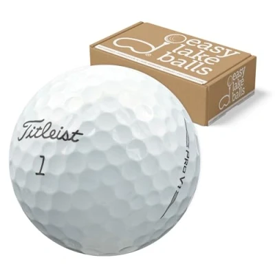 Abbildung von Titleist 50 PRO V1 LAKEBALLS/GOLFBÄLLE QUALITÄT AAAA/AAA IM NETZBEUTEL