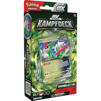 Abbildung von Pokémon Sammelkartenspiel: Kampfdeck Eisenblatt ex (sofort spielbares Deck mit 60 Karten)