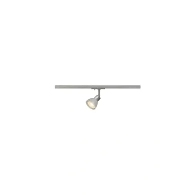Abbildung von SLV LED Schienen Strahler PURIA TRACK Dreh und schwenkbarer 1 Phasen Strahler, Spot, Deckenstrahler, Deckenleuchte, Schienensystem, Innenbeleuchtung, 1P Lampe GU10 QPAR51, Grau