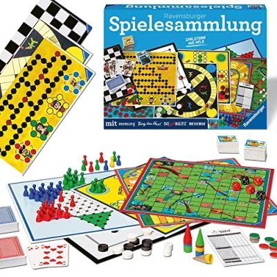 Abbildung von Ravensburger Spielesammlung 27293 Familienspiele 2022 D für die ganze Familie, Spiel Kinder und Erwachsene ab 4 Jahren, 2 10 Spieler