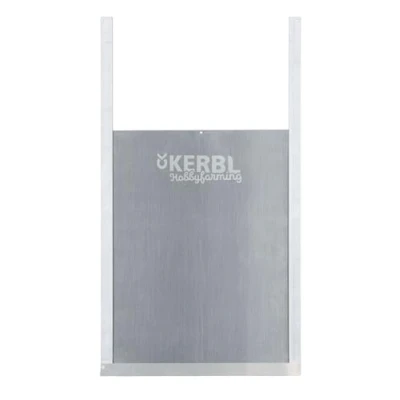 Abbildung von Kerbl Schiebetür inklusive Führungsschienen, Größe M, B x H 30 40 cm, einfache Montage, Türe für Hühnerstall, 70570