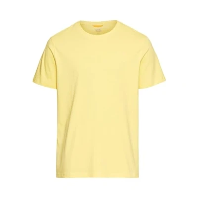 Abbildung von camel active Herren Basic T Shirt aus Reiner Baumwolle Gelb, menswear 3XL
