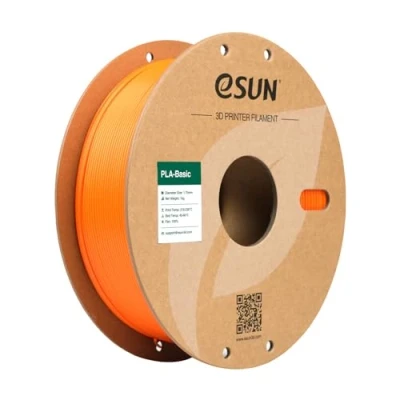 Abbildung von eSUN PLA Filament 1.75mm, ePLA Hohe Geschwindigkeit 3D Drucker Maßgenauigkeit +/ 0.03mm, 1KG Spule (2.2 LBS) Super Speedy für High Speed (Orange, 1KG)
